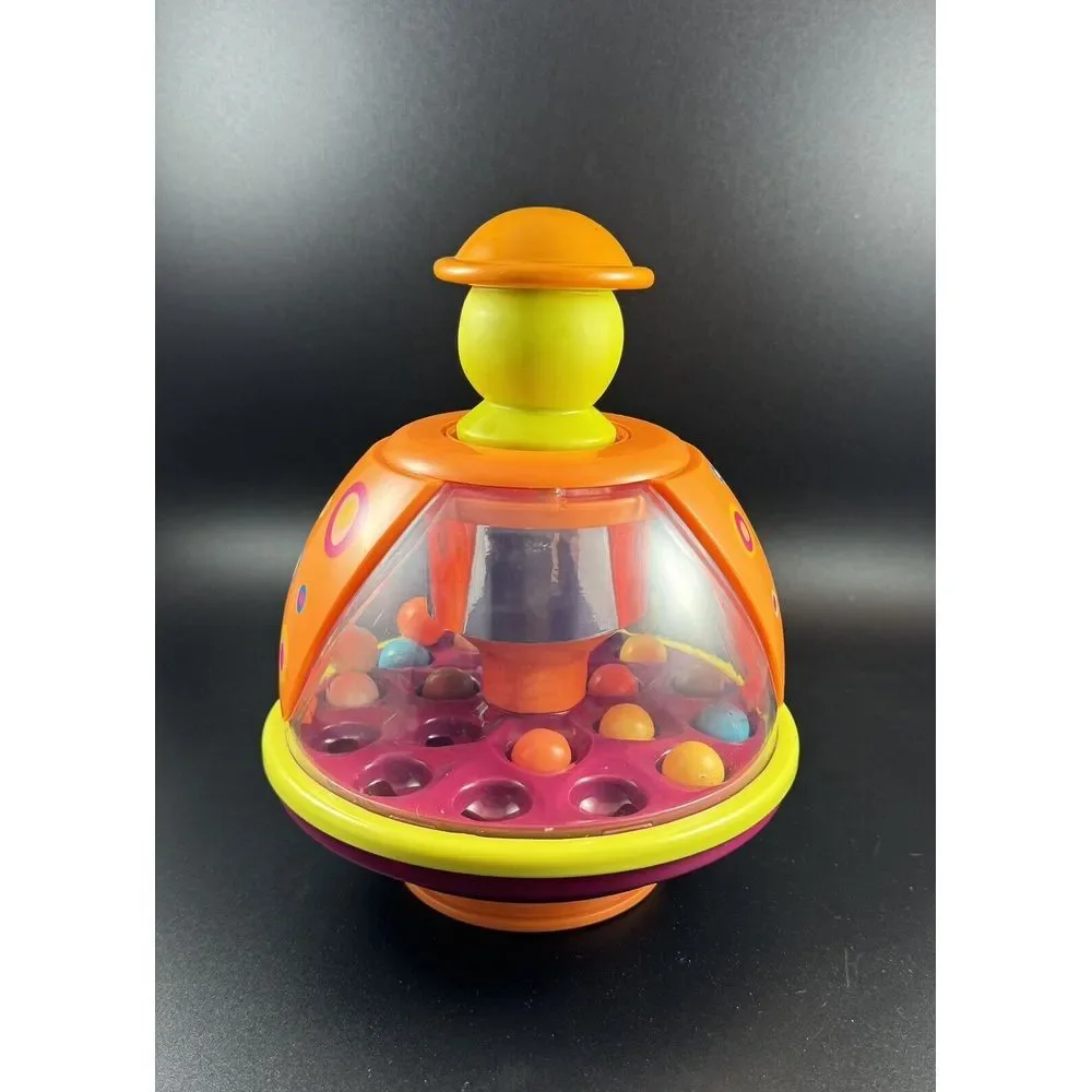 B. Toys Ladybug Ball Poppitoppy Popping Toy, Preowned. Toddler
